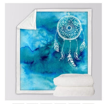 Load image into Gallery viewer, Dreamcatcher Sherpa Blanket