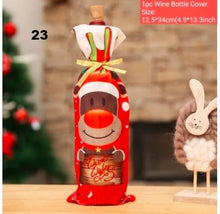Load image into Gallery viewer, Christmas Santa Claus Wine Bottle Cover