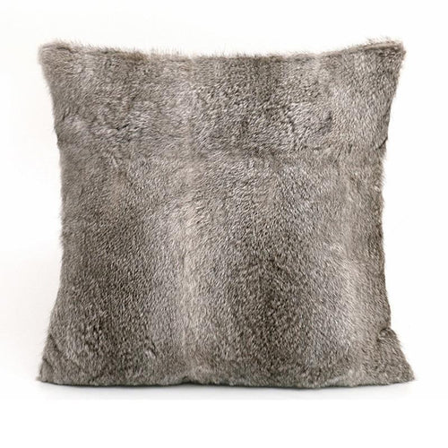 Home Cushion Rabbit Hair Pillow