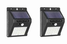 Load image into Gallery viewer, Waterproof Solar LED Wall Light Outdoor Lamp