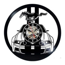 Load image into Gallery viewer, Ford Mustang Vinyl Record Wall Clock