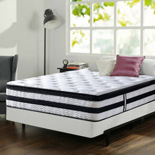 Load image into Gallery viewer, 35CM Euro Top Egg Crate Foam Mattress in King Size JaydeeBedding