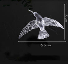 Load image into Gallery viewer, 5 Pieces Crystal Clear Acrylic Bird Christmas Tree Decoration
