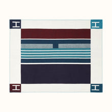 Load image into Gallery viewer, 800gm Striped Cashmere Blend Blanket- All Season 130cm x 170cm JaydeeBedding
