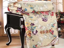 Load image into Gallery viewer, Mulberry Silk Floral Comforter with Bamboo Jacquard Cover