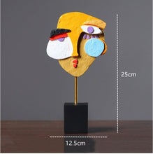 Load image into Gallery viewer, Abstract Face Craft Bookshelf Office/Home Decoration