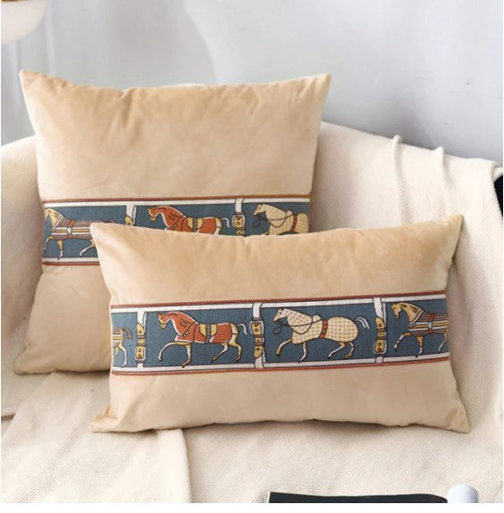 Suede Fabric Pillow Cushion