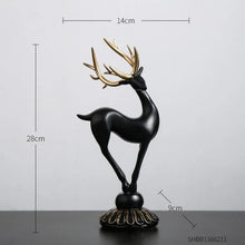 Load image into Gallery viewer, Northern Europe Crystal Ball Deer Statue