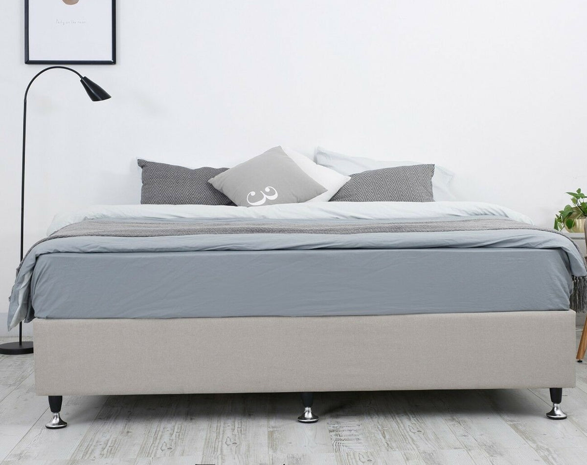 Ensemble Mattress Bed Base Solid Slat Frame Support