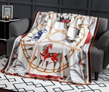 Load image into Gallery viewer, European Style Printed Throw Blanket