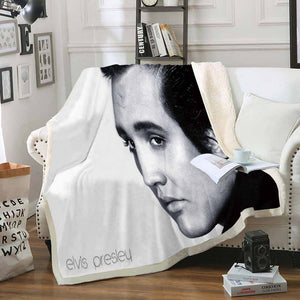 Warm Cozy Elvis Presley Woven Blanket