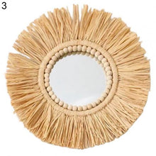 Load image into Gallery viewer, Multi-function Hanging Mirror Straw  Decorative Ornament