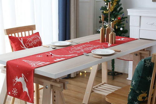 Merry Christmas and New Year Decoration Table Runners