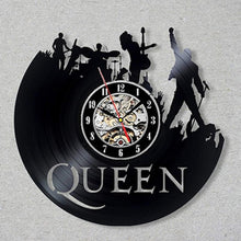 Load image into Gallery viewer, Queen Rock Band Vinyl Wall Clock - Multiple Designs JaydeeBedding