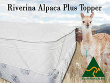 Load image into Gallery viewer, Riverina Alpaca Plus Topper (Blended with Plant Fibre) - Clearance JaydeeBedding