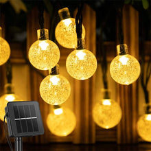 Load image into Gallery viewer, 100 LED Crystal Waterproof Solar String Lights