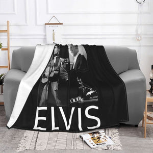 Elvis Presley Fluffy Sofa Blanket