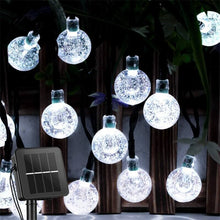 Load image into Gallery viewer, 100 LED Crystal Waterproof Solar String Lights