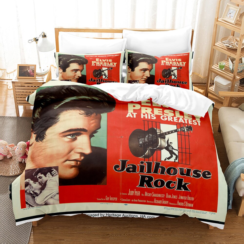 Rock and Roll Quilt Cover Bed Set