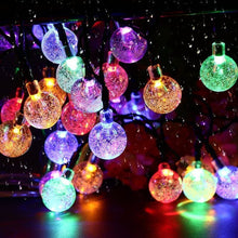 Load image into Gallery viewer, 100 LED Crystal Waterproof Solar String Lights