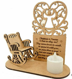 Christmas Rocking Chair Candle