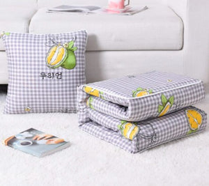 2 In 1 Creative Foldable Quilt Cushion Pillows Success