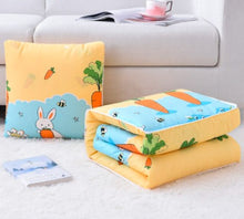 Load image into Gallery viewer, 2 In 1 Creative Foldable Quilt Cushion Pillows Success