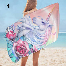 Load image into Gallery viewer, Unicorn Microfiber Beach/Bath Towel Jaydee Bedding
