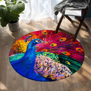 Peacock Floor Mat/Carpet