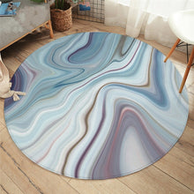 Load image into Gallery viewer, Marble Pattern Round Carpets