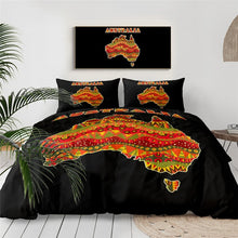 Load image into Gallery viewer, Australia Map Quilt Cover Set
