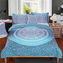 Load image into Gallery viewer, Colourful Floral Bohemian Printed Quilt Cover Set