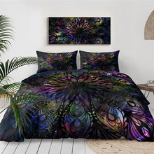 Load image into Gallery viewer, Colourful Floral Bohemian Printed Quilt Cover Set