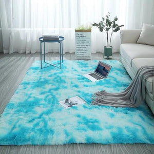 LISM Super Soft Tie-Dyeing Plush Carpets