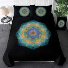 Load image into Gallery viewer, Colourful Floral Bohemian Printed Quilt Cover Set