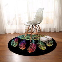 Load image into Gallery viewer, Dreamcatcher Round Carpet Rug