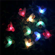 Load image into Gallery viewer, Solar LED Honey Bee String Fairy Christmas Light