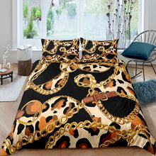 Load image into Gallery viewer, Luxury Home Textiles 3D Golden Quilt Cover Set-jaydeebedding