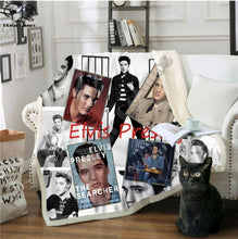 Load image into Gallery viewer, Elvis Presley 3D Fleece Throw Blanket-jaydeebedding