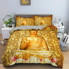 Load image into Gallery viewer, 3D Buddha Mandala Quilt Cover Set