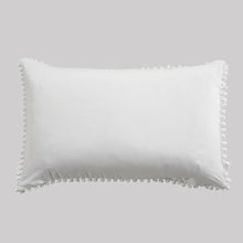 Load image into Gallery viewer, Solid Color Pom Pom Quilt  Cover Queen/King Size Bedding Pillowcase