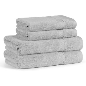 4 Pack 100% Cotton Towels Set