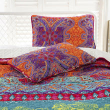 Load image into Gallery viewer, Floral Quilted Mandala Queen King Size Bedspreads Set Coverlet Throw Comforter