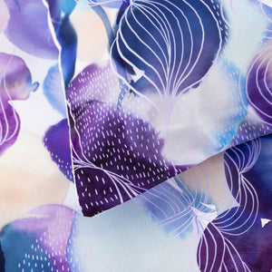 Purple Leaf Quilt Duvet Doona Cover Set Single/Double/