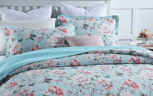 230x250cm Multi-Coloured Reversible Bedspread