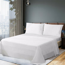 Load image into Gallery viewer, 500TC Ultra Soft - 4Pcs FLAT&amp;FITTED Sheet Sets Double/Queen/K