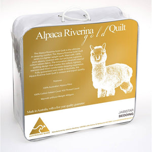 Pure Alpaca Gold Quilt by Jaydee