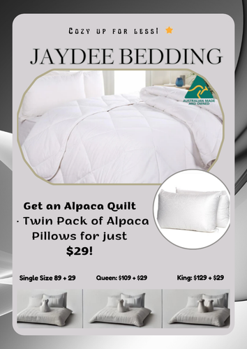 Alpaca quilt and pillow package