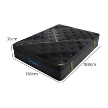 Load image into Gallery viewer, Dreamz Spring Mattress Bamboo Euro Top Double