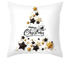 Load image into Gallery viewer, Christmas Black Snowflake Cushion Cover